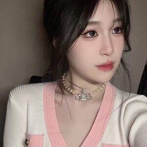 【Vivienne Westwood】Large Diamond Brooch Necklace